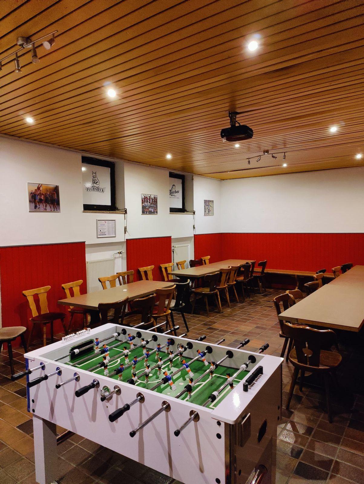 Nebenraum des Vereinsheims